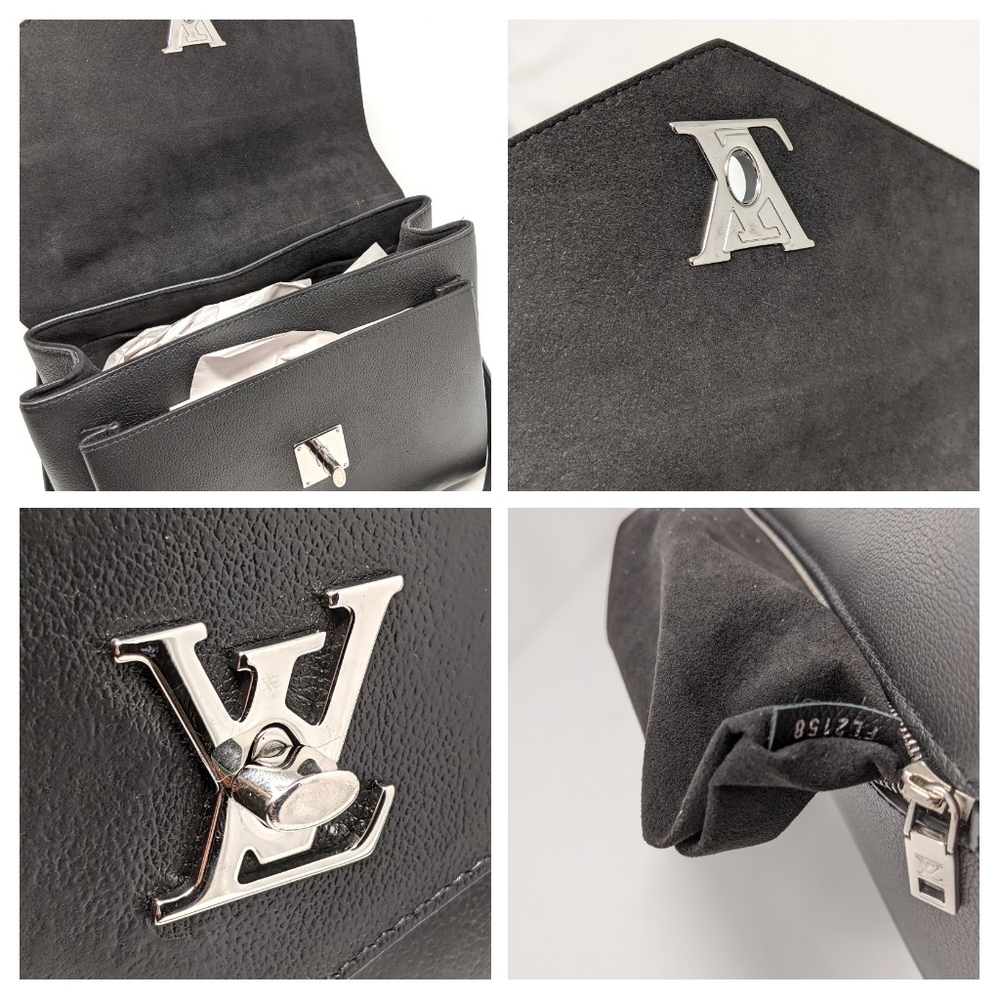 🎉HP Louis Vuitton MyLockme LV Black Bag Calfskin - Picture 6 of 8